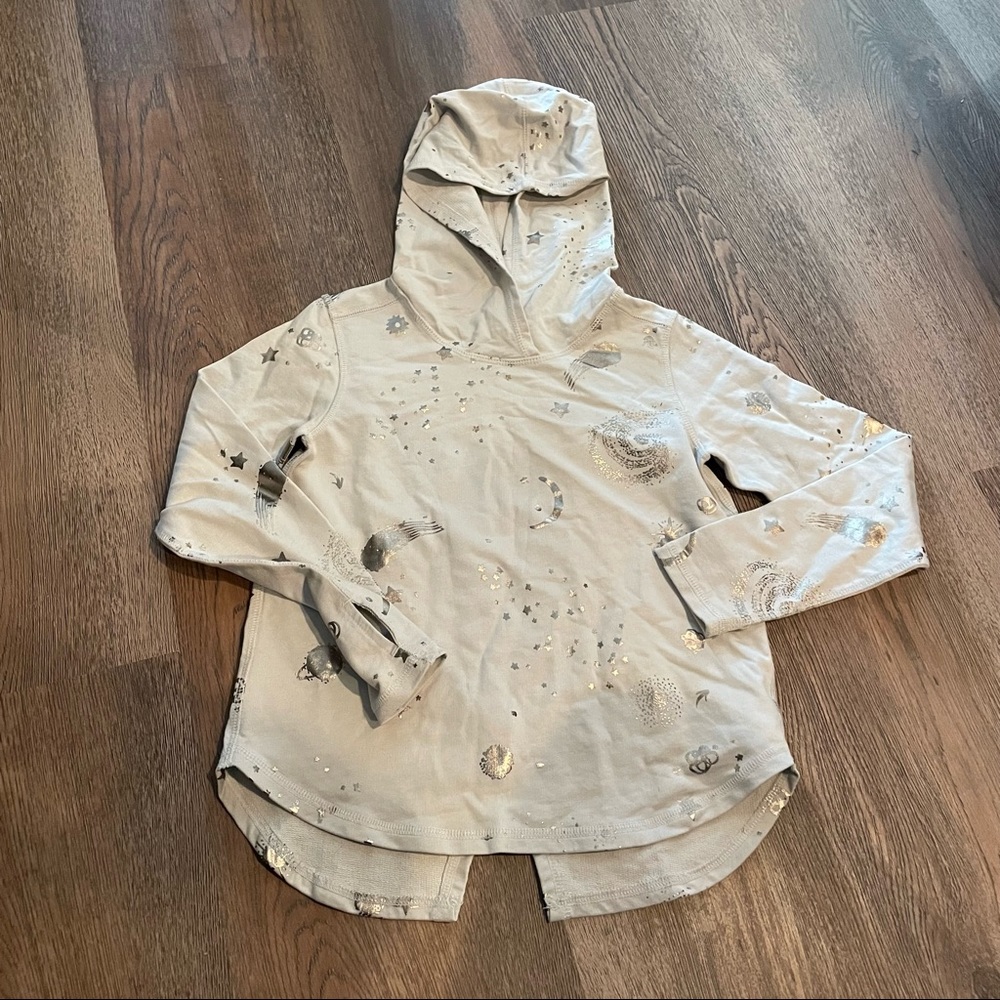 Tea Collection Starry Skies Pullover Hoodie Size 7